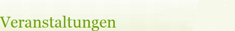 Veranstaltungen